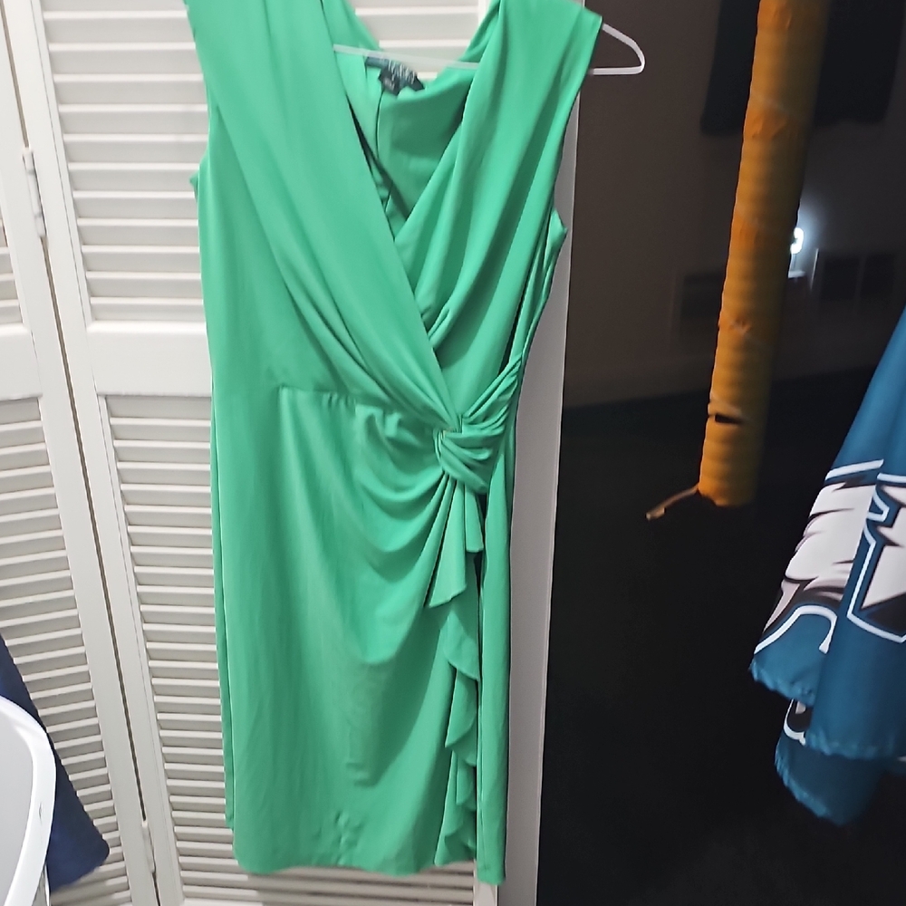 Polo Ralph Lauren Vibrant Green Midi Dress